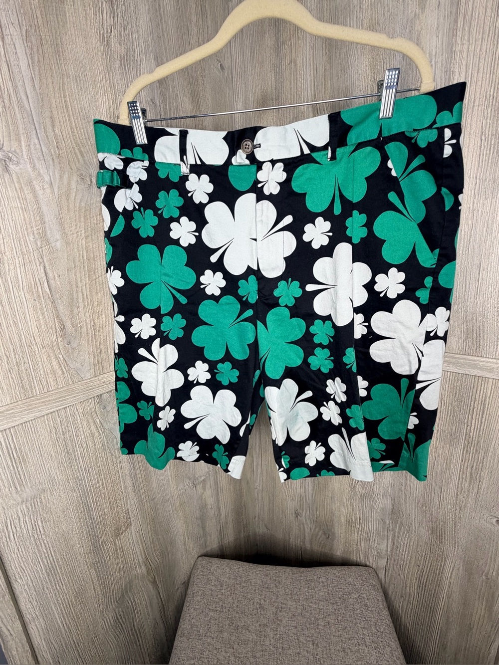 Royal & Awesome Golf Shorts Lucky Clover